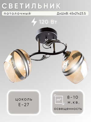 

Потолочный светильник, НПБ 02-2x60-101 / 5724/2