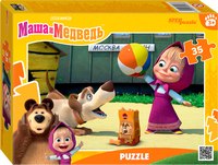 Пазл Step Puzzle Маша и Медведь. Лесные истории / 91477 (35эл) - 