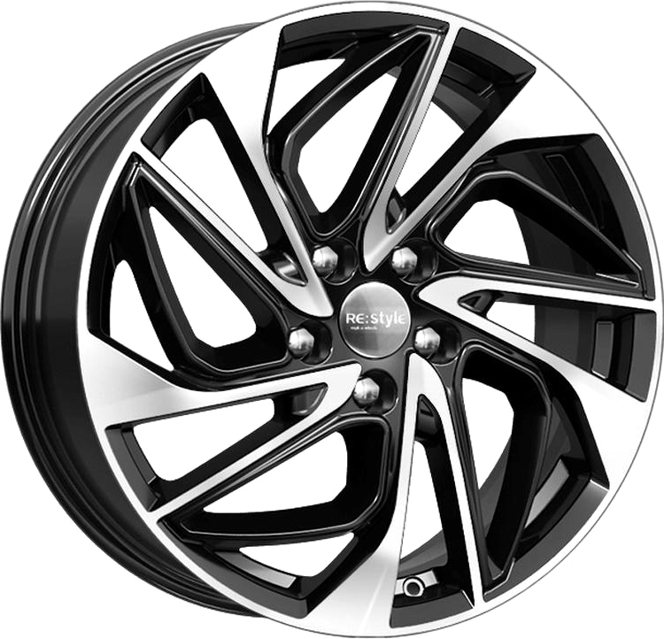 Литой диск K&K КС883 ASX 18x7" 5x114.3мм DIA 67.1мм ET 46мм Алмаз черный
