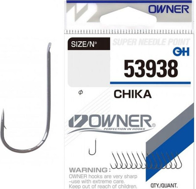 Набор крючков рыболовных Owner Chika BC №15 / 53938-15 (14шт) -