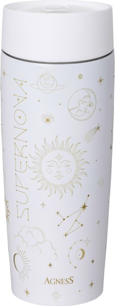 Термокружка Agness Supernova 709-109 (белый)