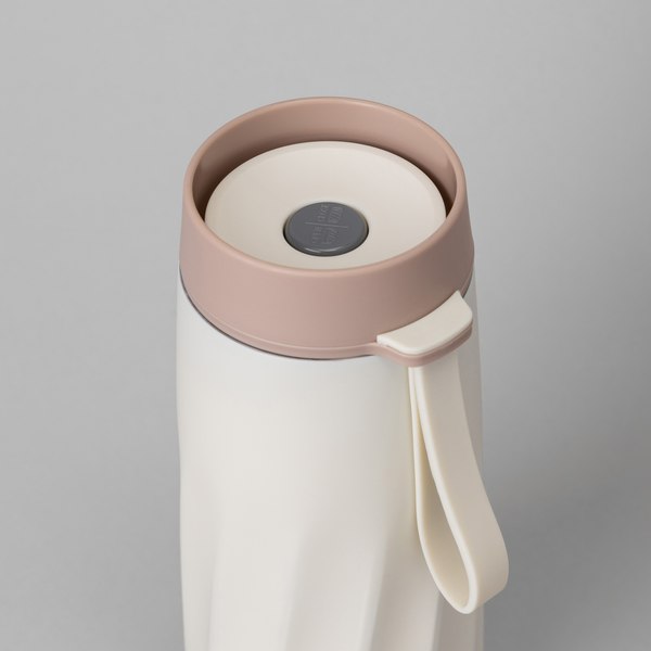 Термокружка Agness Curl Ivory 798-100