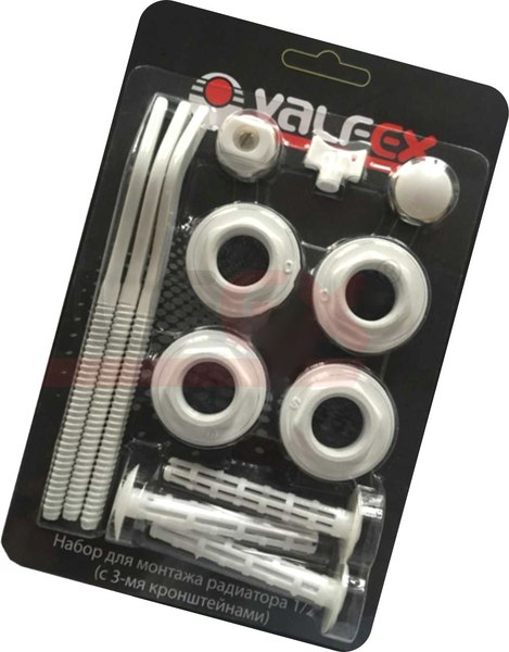 Монтажный комплект для радиатора Valfex AD-1003 1/2 (с 3-мя кронштейнами)