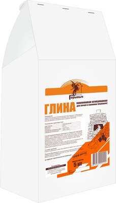 

Кладочная смесь, Глина каолиновая для печей и каминов
