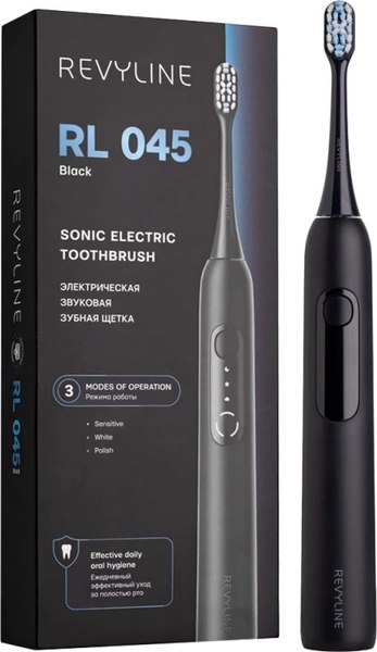 Звуковая зубная щетка Revyline RL 045 / 8238 (черный)