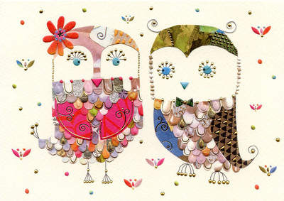 Открытка Turnowsky Две совы MO5859 -