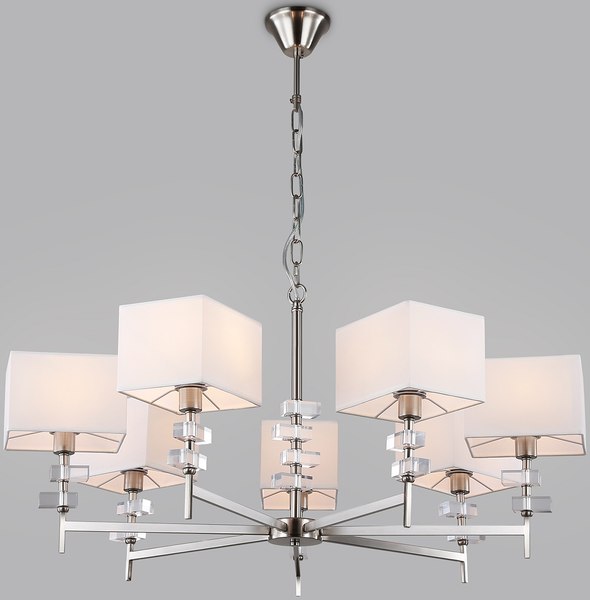 Люстра Ambrella LH71323/7 SN/WH