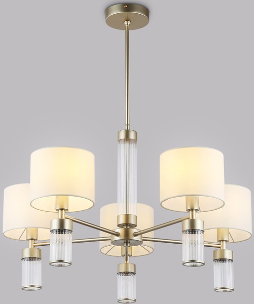 Люстра Ambrella LH71301/5 CGD/WH
