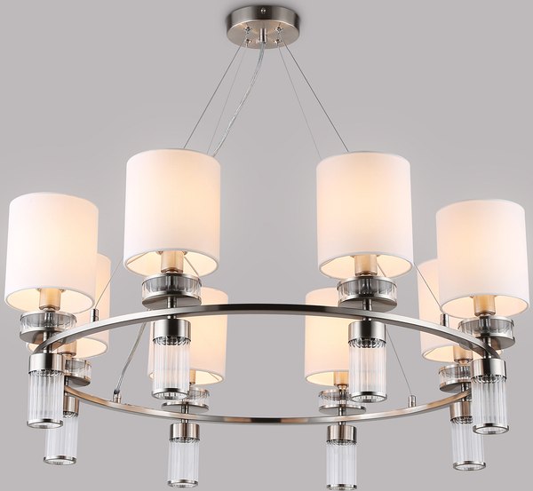 Люстра Ambrella LH71293/8 SN/WH