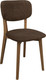 Стул Мирабелла Бостон Велюр (кофейный, темное дерево) - 