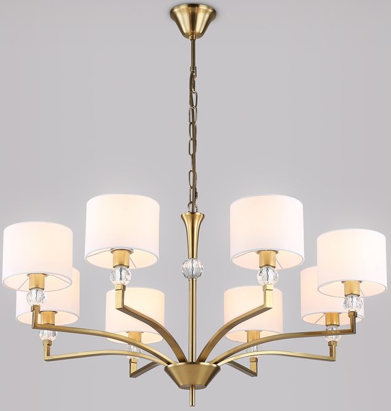 Люстра Ambrella LH71133/8 BS/WH
