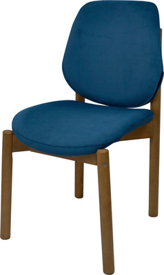 Стул Мирабелла Рио Велюр (синий, темное дерево) - 