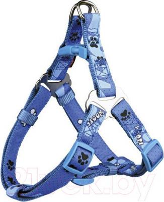 Шлея Trixie Modern Art Harness Woof 15232 (S, голубой) - общий вид