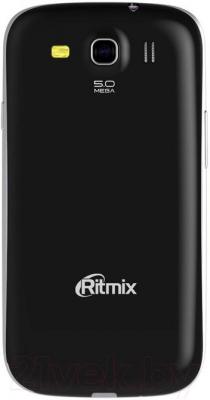 Смартфон Ritmix RMP-471 (черный) - вид сзади