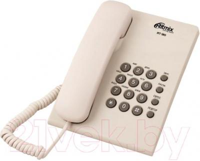 Проводной телефон Ritmix RT-310 (Ivory) - общий вид