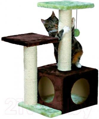 Комплекс для кошек Trixie Valencia 43770 (коричнево-зеленый) - общий вид