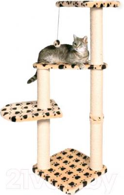 Комплекс для кошек Trixie Altea 43884 (бежевый с лапами) - общий вид