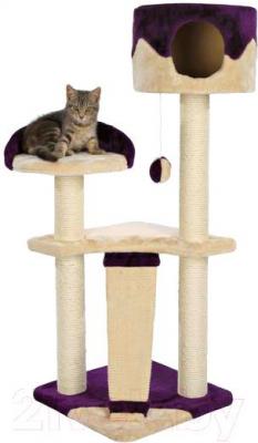 Комплекс для кошек Trixie Carla 44831 (бежево-фиолетовый) - общий вид