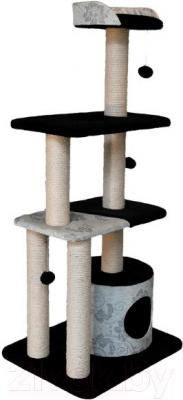Комплекс для кошек Trixie Gaspard 44587 (Black-White-Silver) - общий вид