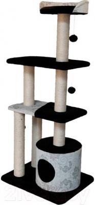 Комплекс для кошек Trixie Gaspard 44587 (Black-White-Silver) - общий вид