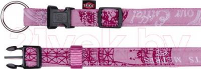 Ошейник Trixie Modern Art Collar Paris 13806 (ХXS-ХS, Pink) - общий вид