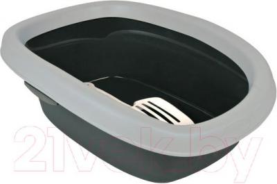 Туалет-лоток Trixie Carlo 2 40121 (серый/светло-серый) - общий вид