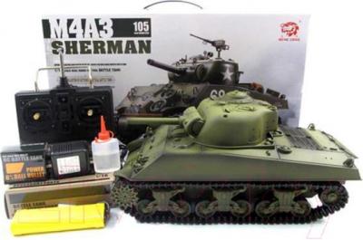 Игрушка на пульте управления Heng Long Танк USA Sherman (3898-1) - комплект