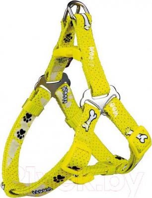 Шлея Trixie Modern Art Harness Woof 15200 (ХXS-XS, Yellow) - общий вид