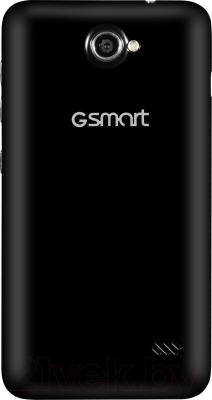 Смартфон Gigabyte GSmart T4 (черный) - вид сзади