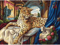 Картина по номерам БЕЛОСНЕЖКА Римский леопард / 165-AS - 
