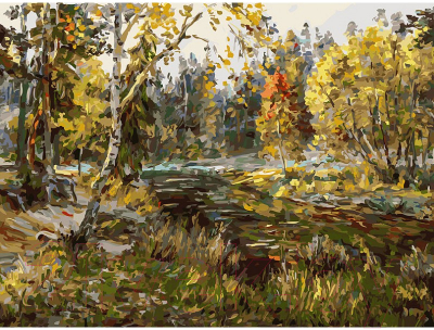 

Картина по номерам БЕЛОСНЕЖКА, Осенний мотив / 197-AS