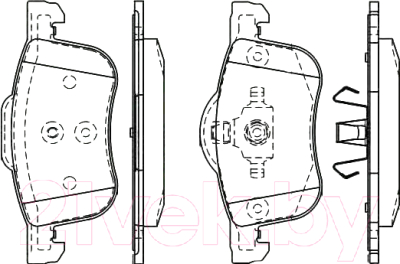 

Тормозные колодки Bosch, 0986495061