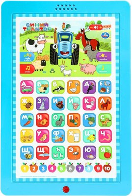 

Развивающая игрушка, Обучающий планшетик Синий трактор / HT568-R6