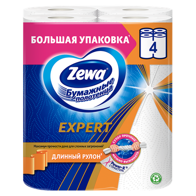 Бумажные полотенца Zewa Expert (4рул)