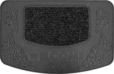 

Коврик грязезащитный, Tekstil Pvc Mat 45x70-GARDEN-BLACK-PVCMat
