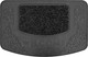 Коврик грязезащитный Akuteks Tekstil Pvc Mat 45x70-GARDEN-BLACK-PVCMat - 