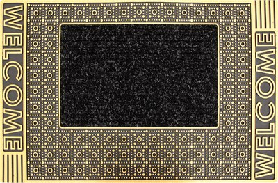 

Коврик грязезащитный, Tekstil Pvc Mat 45x70-LINEA-GOLD-PVCMat
