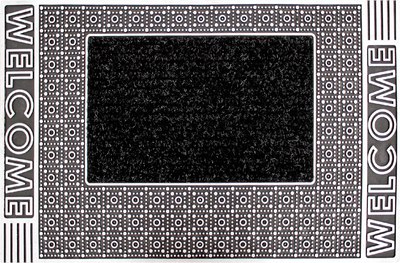 Коврик грязезащитный Akuteks Tekstil Pvc Mat 45x70-LINEA-SILVER-PVCMat - 