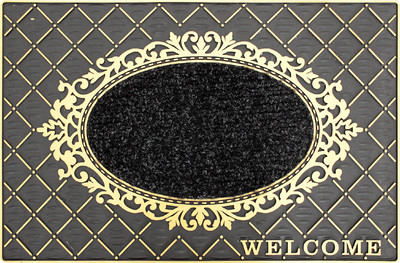 

Коврик грязезащитный, Tekstil Pvc Mat 45x70-MIRROR-GOLD-PVCMat