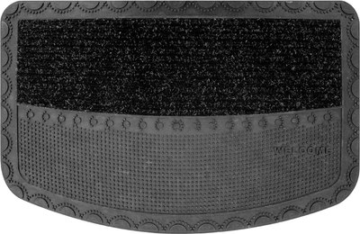 Коврик грязезащитный Akuteks Tekstil Pvc Mat 45x70-PEARL-BLACK-PVCMat - 