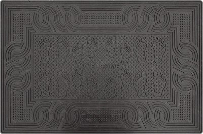 

Коврик грязезащитный, Tekstil Pvc Mat 45x70-STEP-BLACK-PVCMat