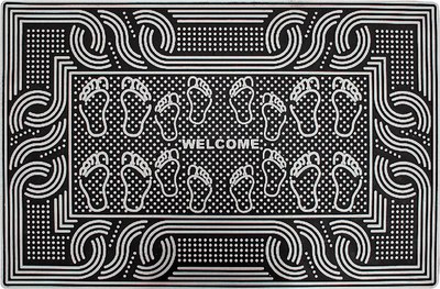 

Коврик грязезащитный, Tekstil Pvc Mat 45x70-STEP-SILVER-PVCMat