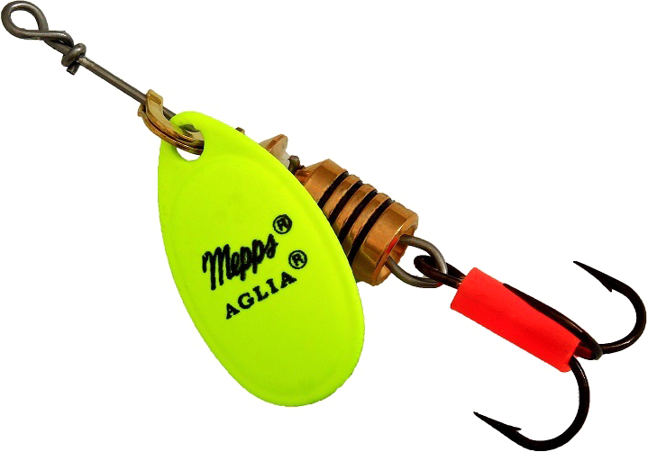 Блесна Mepps Aglia Fluo Chartreuse №1 / 529127-B
