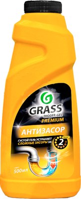 Средство для устранения засоров Grass Digger-Gel Premium (500мл) - 