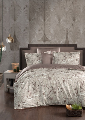 

Комплект постельного белья, Премиум Сатин Евро / N359 KIANA Wooden