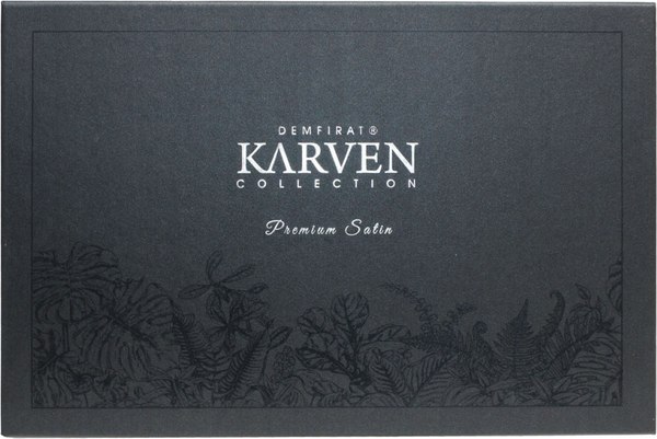 Комплект постельного белья Karven Премиум Сатин Евро / N359 RODEL Ash