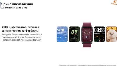 Фитнес-браслет Xiaomi Mi Smart Band 9 Pro BHR8714GL / M2402B1 (розовое золото)