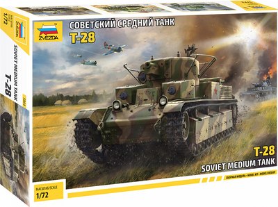 

Сборная модель, Советский средний танк Т-28 / 5064