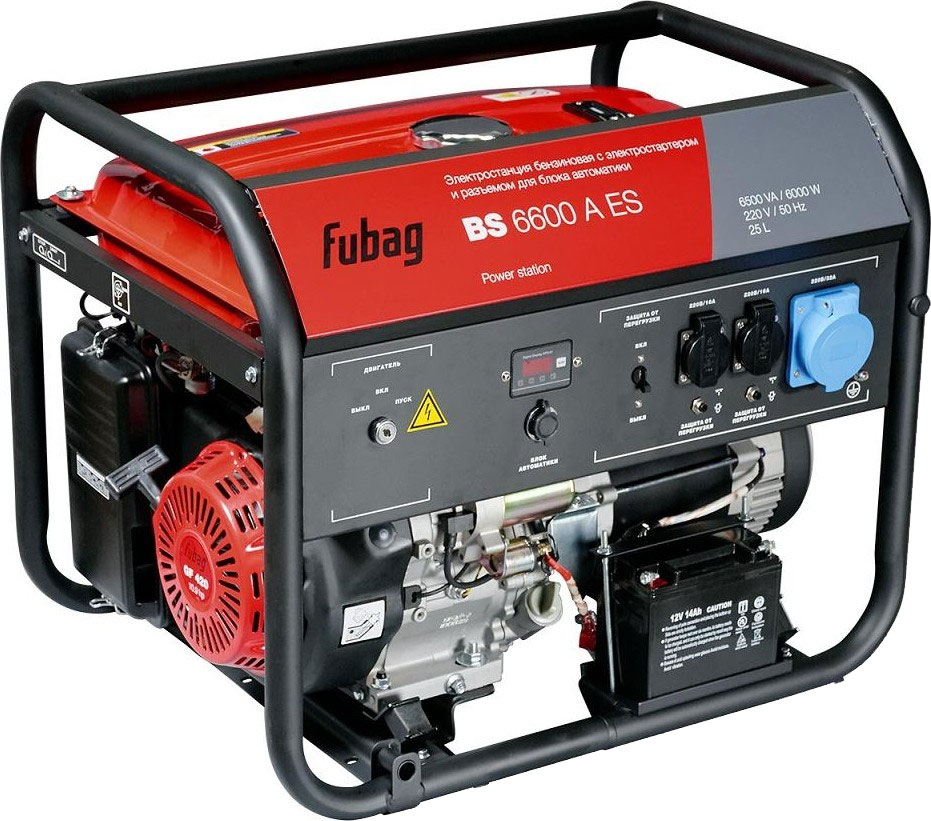Бензиновый генератор Fubag BS 6600 AES (646281)