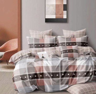

Комплект постельного белья, Поплин Luxe Евро Max / П-363